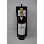 The Macallan Highland Single Malt Scotch Whiskey (18 years old, Sherry Oak Cask) (750ml) (2020 Relea