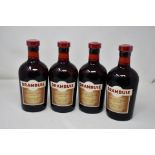 Five bottles of Drambuie The Isle of Skye Liqueur Aged Scotch Whisky (700ml) (Over 18s only).