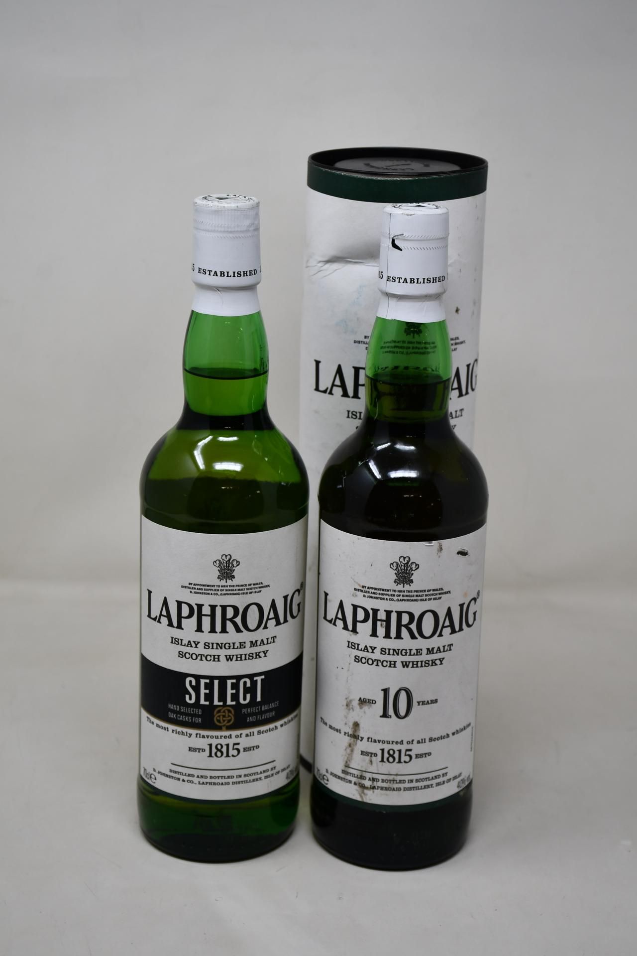 Laphroaig Select Islay Single Malt Scotch Whisky (700ml) and Laphroaig Islay Single Malt Scotch Whis
