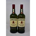 Two bottles of Jameson Triple Distilled Irish Whiskey (1ltr) (Over 18s only).