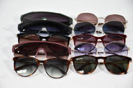 Ten assorted pre-owned Lacoste Sunglasses to include L993S, L989S and others (Good Condition).