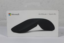 A boxed and sealed as new Microsoft Arc Wireless Mouse Model 1791 in Black.