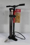 An as new Blackburn Chamber Tubeless Floor Pump - Black (Slightly scratched).