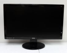 Four pre-owned BenQ GL2450-T 24" FHD Monitors (Removed from a working office enviroment. Power cable