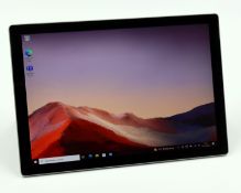 A pre-owned Microsoft Surface Pro 7 in Platinum with Intel Core i5-1035G4 1.10GHz CPU, 8GB RAM, 256G