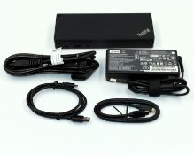 Ten refurbished Lenovo ThinkPad Hybrid USB-C with USB-A Docks (UK power supply included) (P/N:40AF)