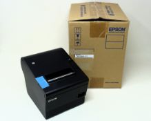 A boxed as new Epson TM-T88VII-112 USB/Ethernet/Serial Thermal Label Printer (Box opened, some cosme