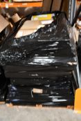 A pallet of returns to include Hamma television wall brackets and related items (Viewing advised).