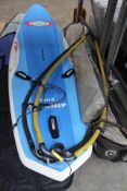 A pre-owned Neil Pryde friendship star board windsurfer (Viewing advised, item may be incomplete).