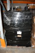 A pallet of returns to include Hamma television wall brackets and related items (Viewing advised).
