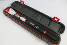 A pre-owned FACOM E.306A30R - Electronic Torque Wrench with Removable Ratchet.