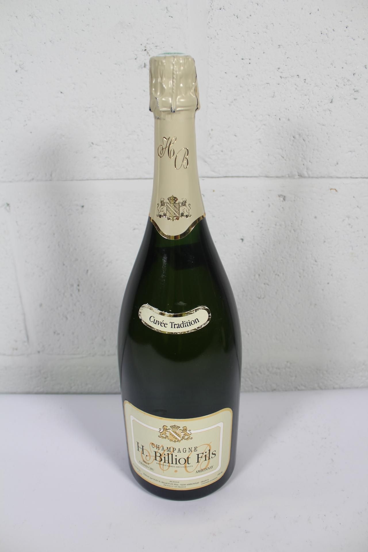 H.Billiot Fils Brut Grand Cru Ambonnay Champagne Magnum (1500ml) (Over 18s only).