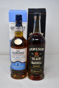 Jameson Black Barrel Triple Distilled Irish Whiskey (700ml) and The Glenlivet Founder's Reserve Sing