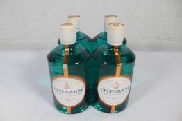Four Greenwich Marine London Dry Gin, Batch No 3 (4 x 500ml) (Over 18s only).