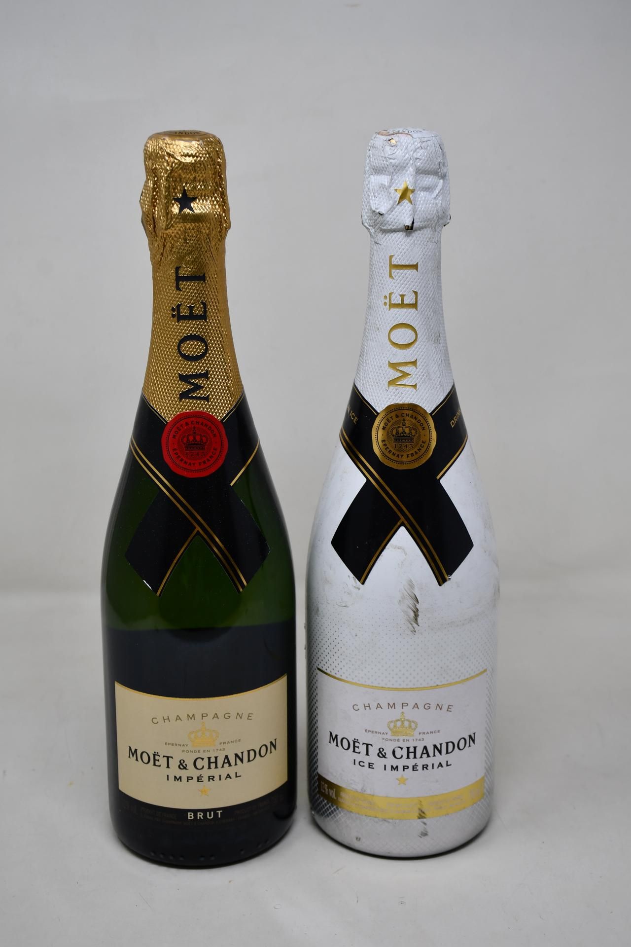 Moet & Chandon Ice Imperial (750ml) and Moet & Chandon (750ml) (Over 18s only).