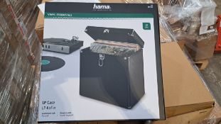 A pallet of as new Hama items to include TV wall brackets ("FULLMOTION" and others), TV stands and L