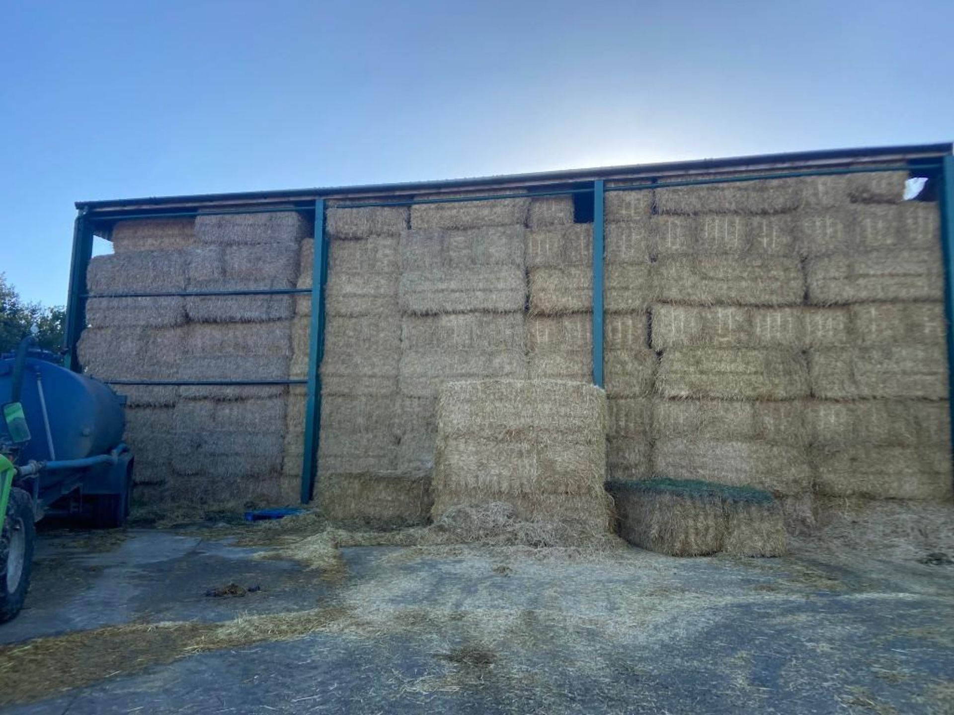 100 No. 2022 Wheat Straw Bales - Image 2 of 2