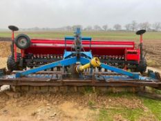 1987 Rabe MKE 4m Power Harrow w/ 4m Juko Box Drill