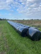 98No. 2022 Wrapped 4ft Round Bale Silage Bales