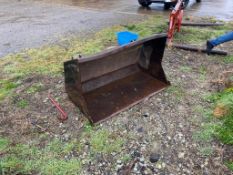 4.5ft Tractor Bucket on Euro Quicke Loader Bracket