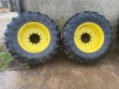 2No. Michelin 16.9R28 Tyres & Rims