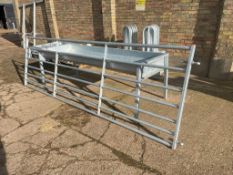 Ritchie 12ft Galvanised Gate with eyes and bolt