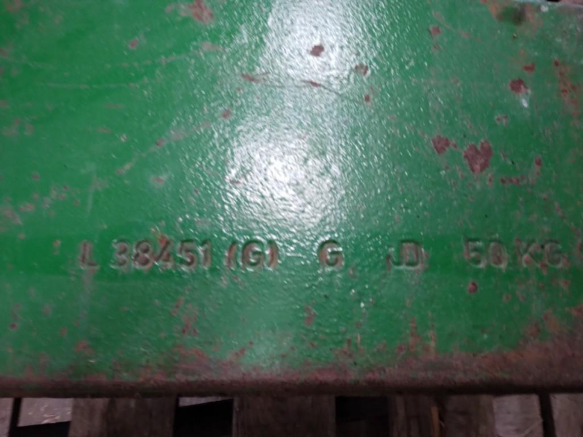 12No. John Deere 50kg Wafer Weights - Image 4 of 5