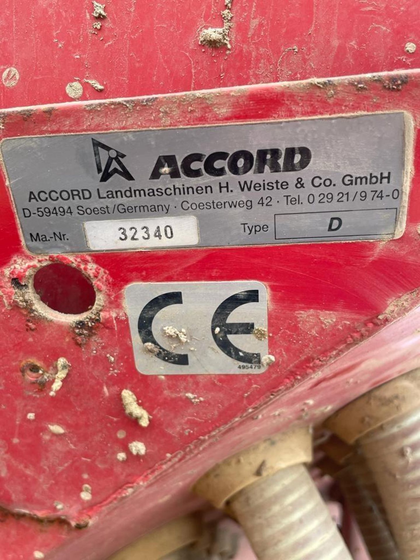 Accord 4m Drill c/w Rabe Power Harrow - Image 4 of 8