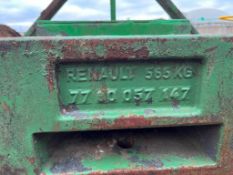 Renault 566Kg 3 Point Linkage Weight Block