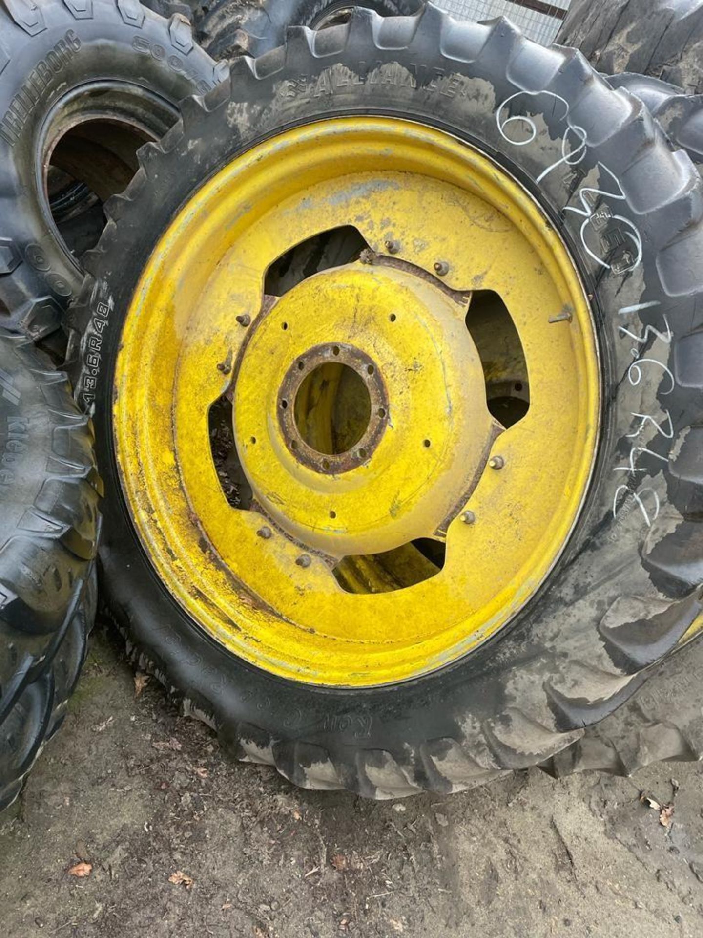 2 x 13.6 R48 Rear Tyres