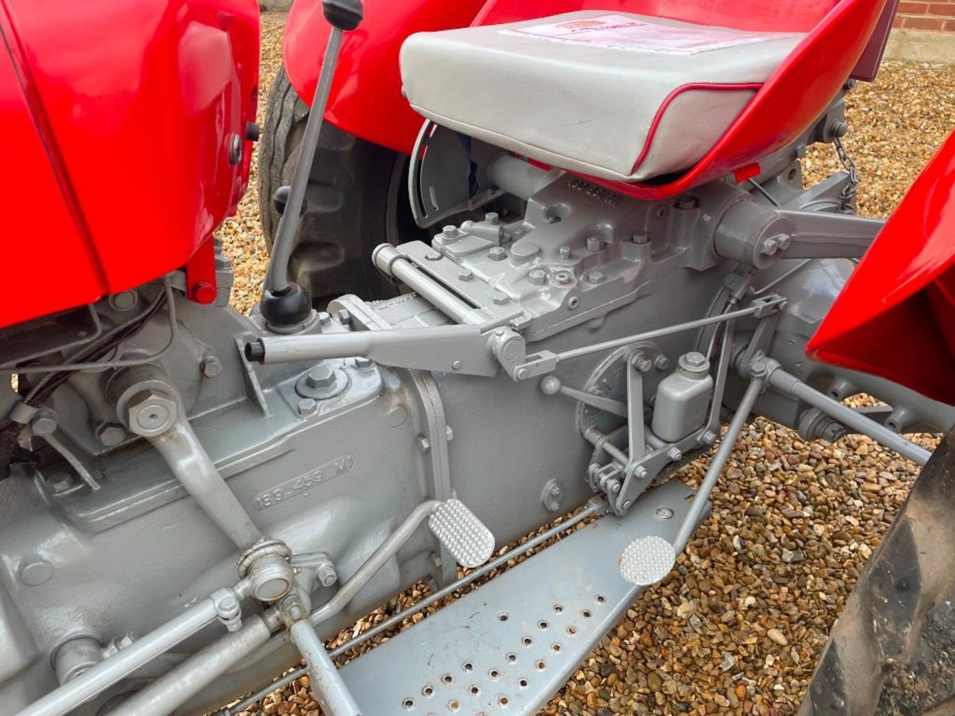 1962 Massey Ferguson 35 Industrial petrol 2wd tractor on 6.00-16 front and 10.00-28IND rear wheels a - Image 4 of 19