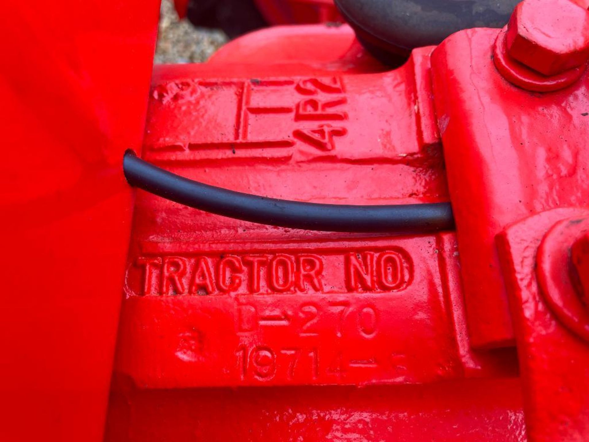 c.1962 Allis Chalmers D-270 P3 diesel 2wd tractor on 5.00-15 front and 8.3-24 rear wheels and tyres - Image 13 of 23