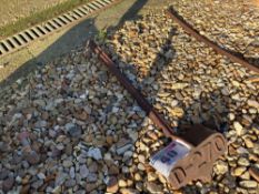 Allis Chalmers cast D-270 bonnet badge and trim