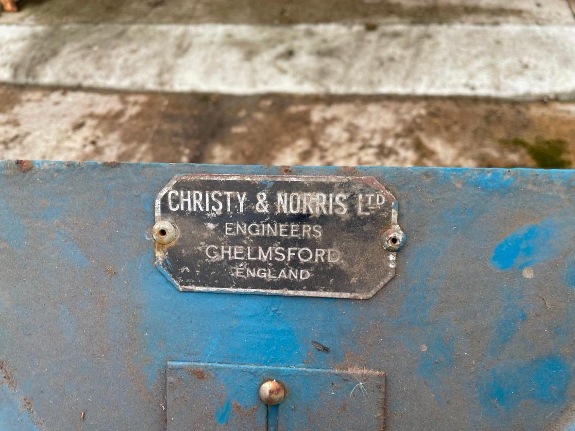 Christy & Norris Ltd grinding mill and cyclone on trolley. Serial No: 2995M2 - Image 4 of 6
