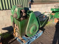 Greens grass path roller with petrol engine