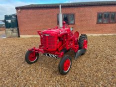 1940 McCormick Farmall Model A TVO 2wd tractor on 4.00-15 front and 8.3-24 rear wheels and tyres wit