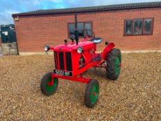 1951 BMB President TVO 2wd tractor on 4.00-15 front and 900-24 rear wheels and tyres with rear linka