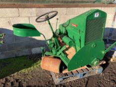 Ransomes T26 green mower roller with Ford 4cyl petrol engine, fully restored