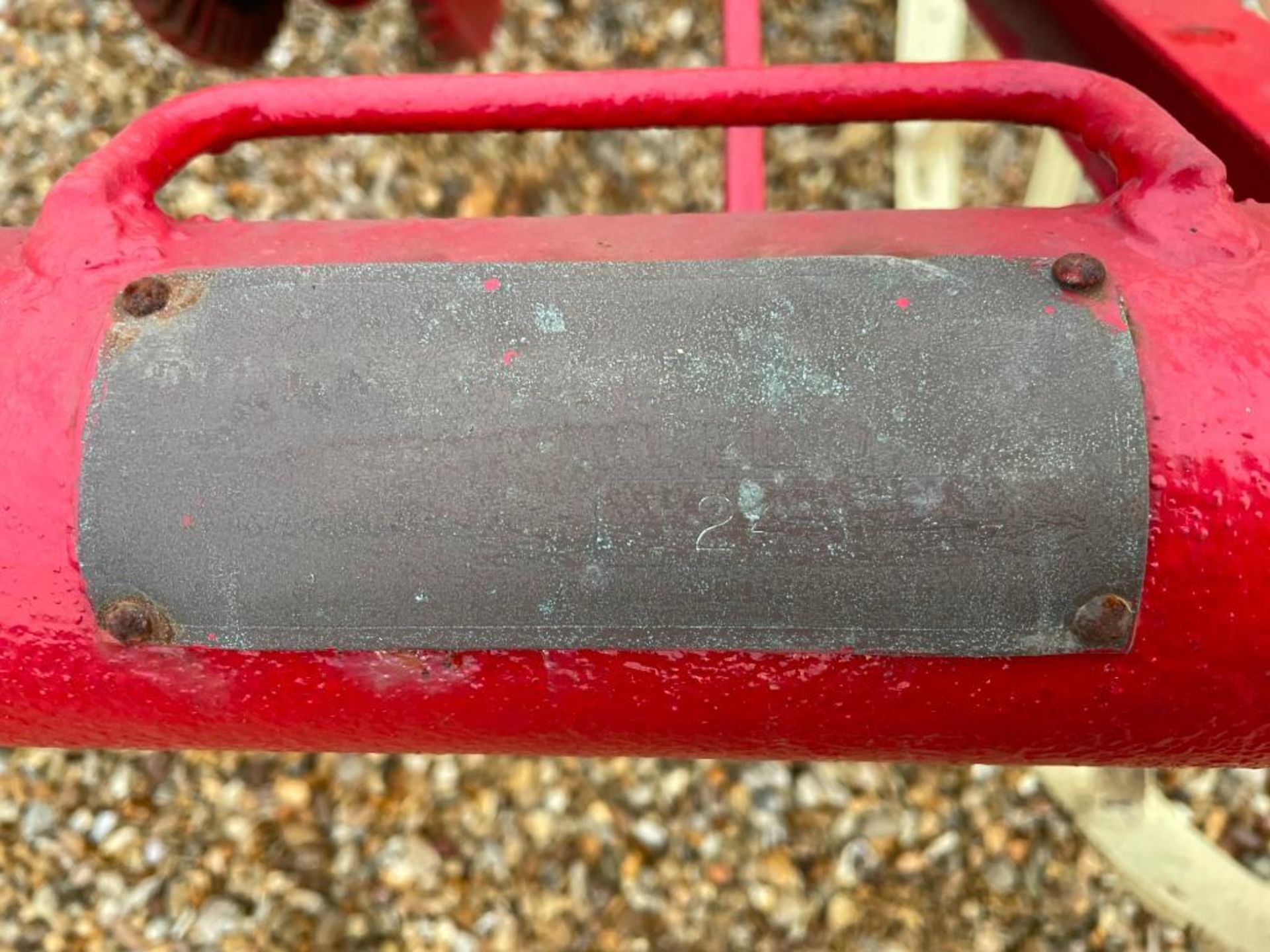 Massey Harris Dickie Model H hay turner with swath tines and hay collector, trailed. Serial No: 1248 - Image 3 of 9