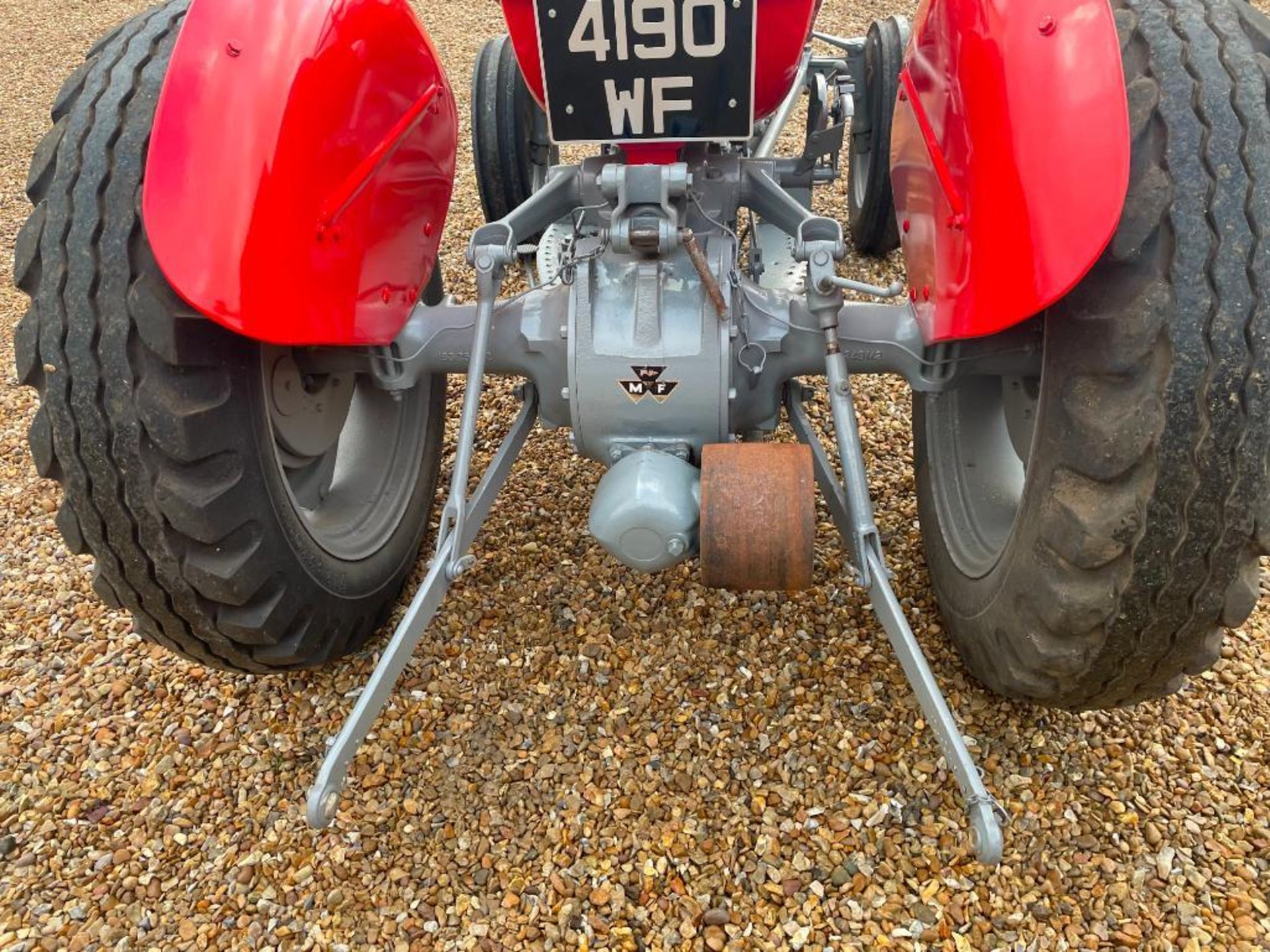 1962 Massey Ferguson 35 Industrial petrol 2wd tractor on 6.00-16 front and 10.00-28IND rear wheels a - Image 6 of 19