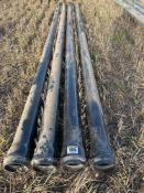 6inch underground irrigation main pipes