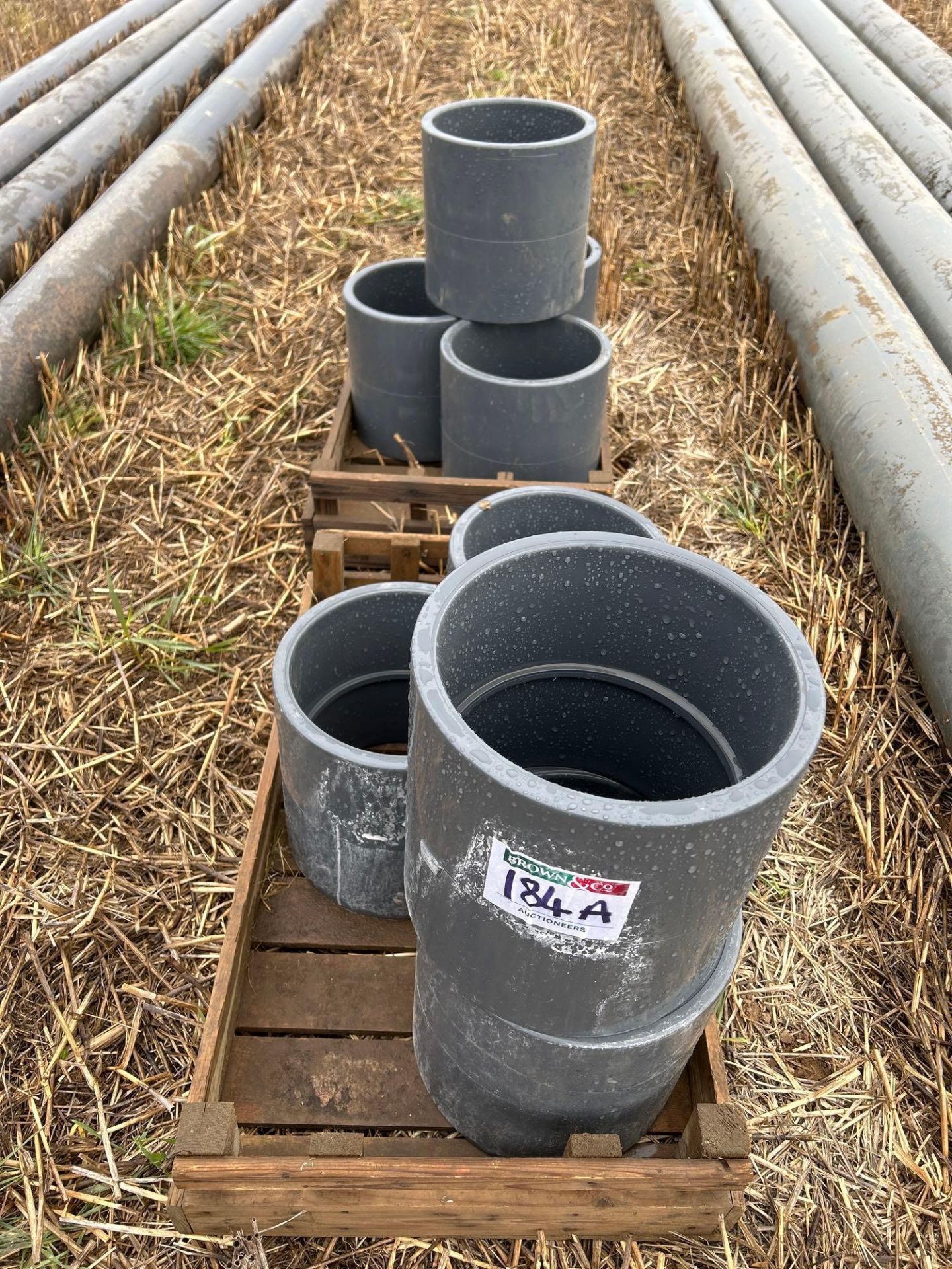 8inch underground irrigation main pipe connectors