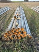 25 x 5inch Irrifrance aluminum pipe (circa 9m length)