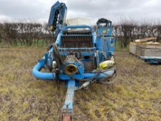 2002 Pearson enterprise starflow two row trailed potato harvester with wheel drive, pick off table,