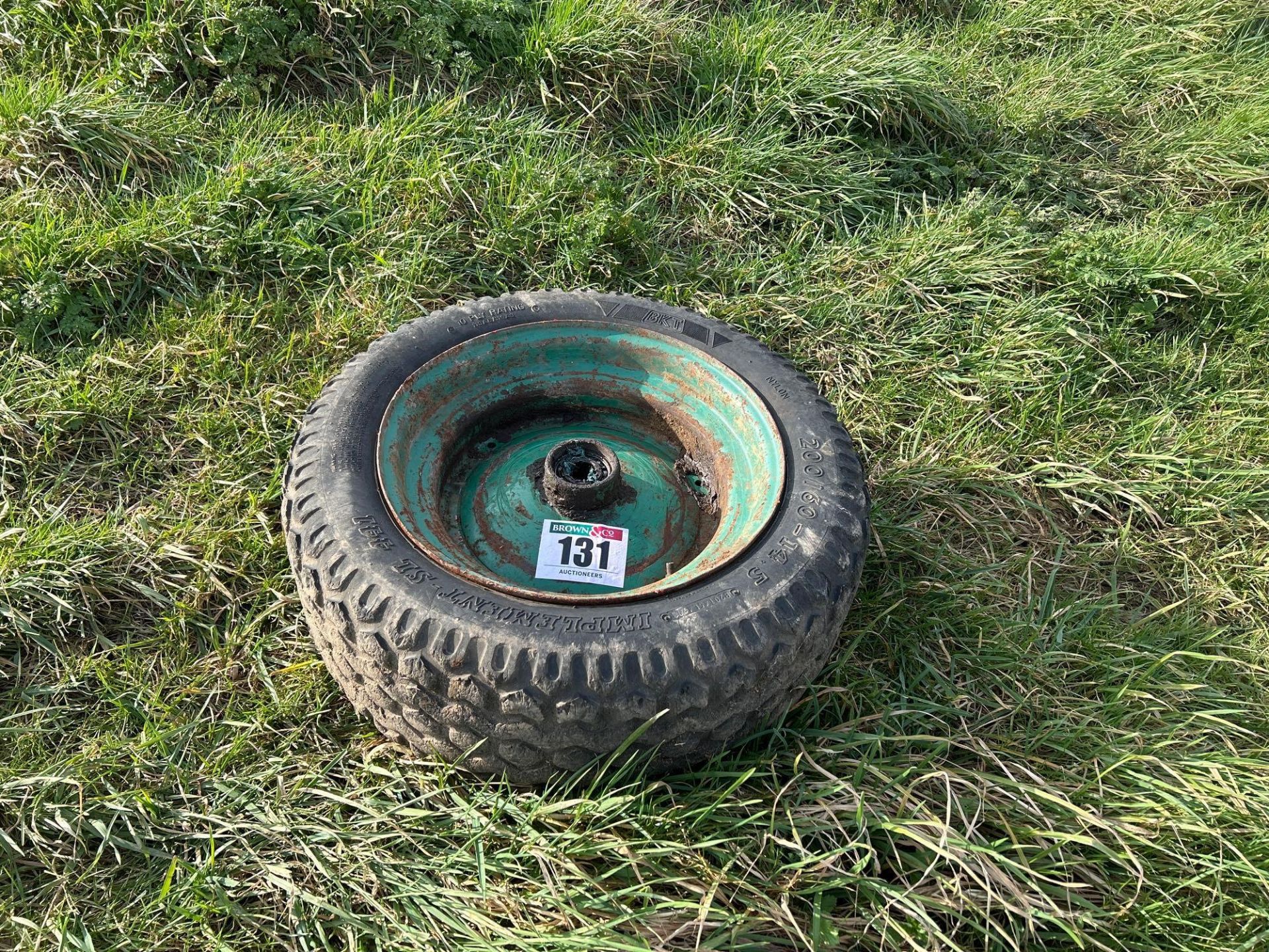 1 x BKT 200/60-14.5 wheel and tyre to fit Kverneland plough
