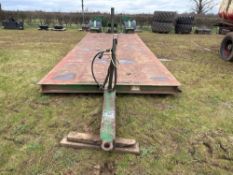 Merrick Loggin 6.5m low loader trailer. Serial No: 9611110