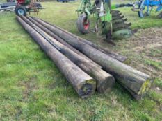 5 x telegraph poles