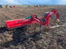 2017 Kverneland FHP Plus 2m side offset flail mower, linkage mounted and PTO driven. Serial No: KB17