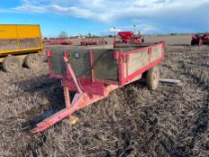 Pettit 3t single axle trailer on 7.50-16 wheels and tyres