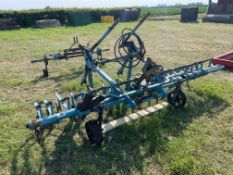 Webb front mounted interrow hoe with rear mounted wheel track eradicators and spares